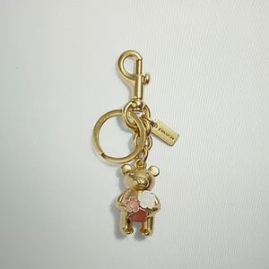 NWT Coach Garden Bear Bag Charm/Key Chain - Style No. CH845